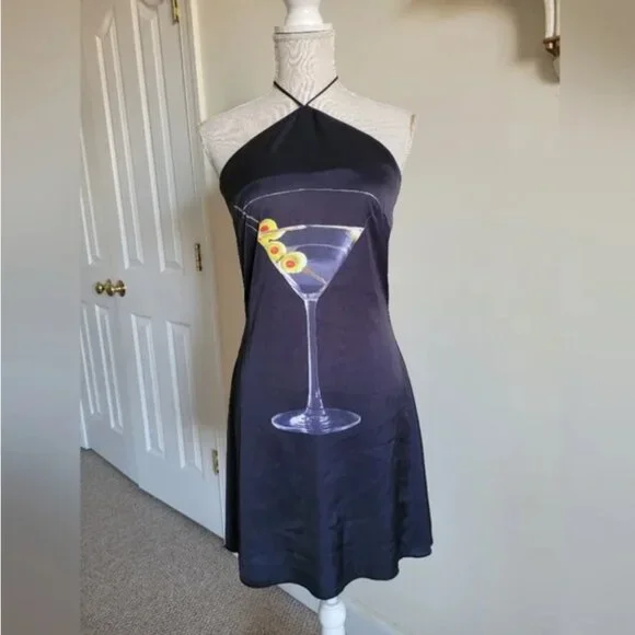 Anthropologie Tyler McGillivary Nadia Halter Cocktail Martini Mini Dress size XS - Picture 5 of 8